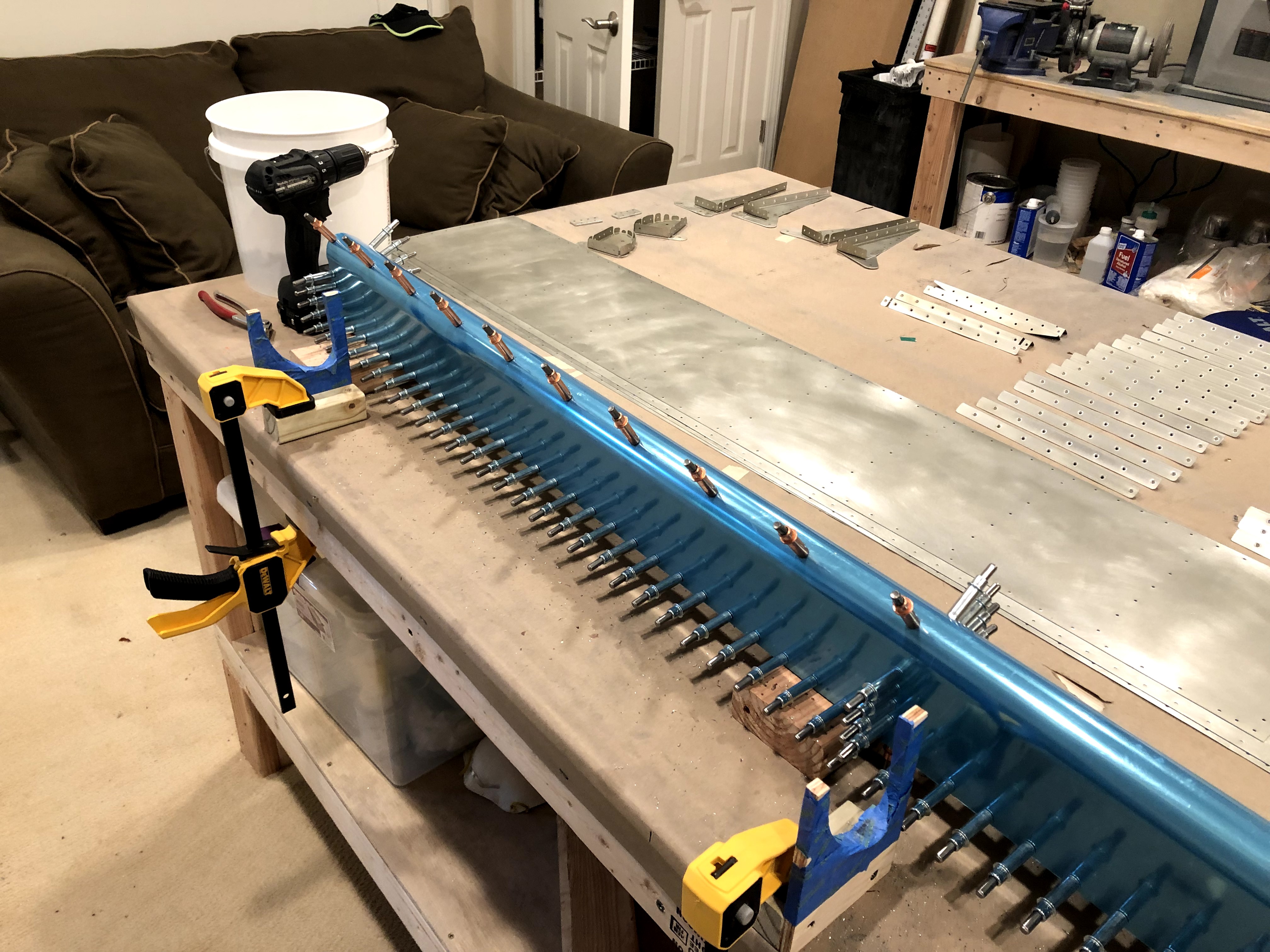 Dimple Machine Riviting A little drilling, a little dimpling, a little riveting. – Ron's RV-14A ...