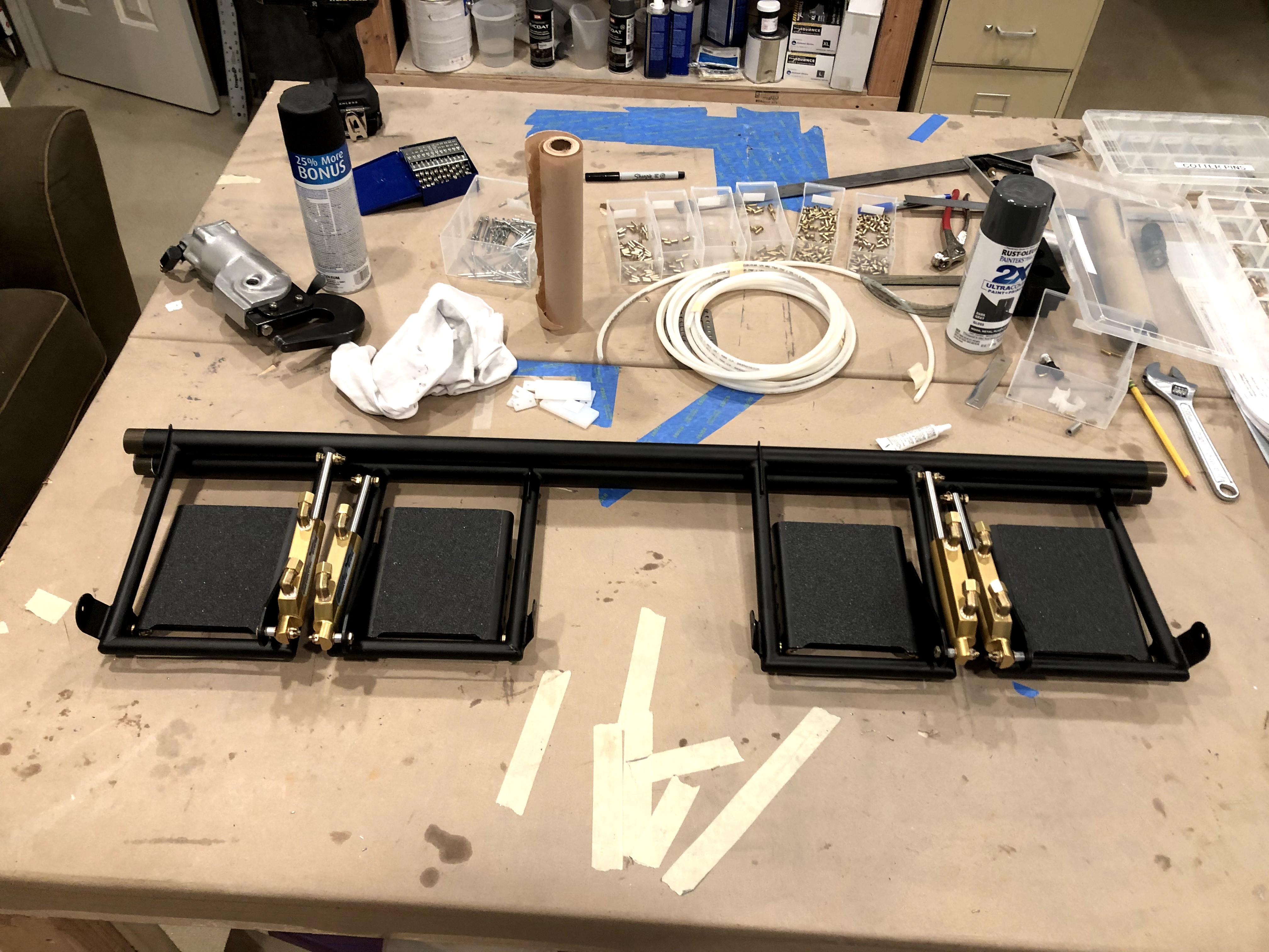 Vans Rv Rudder Cable Assembly Installed rudder pedals and brake lines – Ron's RV-14A Build Log